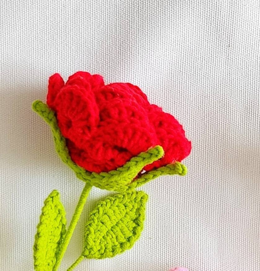Single Crochet Rose