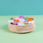 Crochet Colorful Flowers Coaster Set, Cute Drink Coaster Set