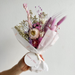 Whimsical Dried Flower Mini Bouquet: Unicorn Drumdrop