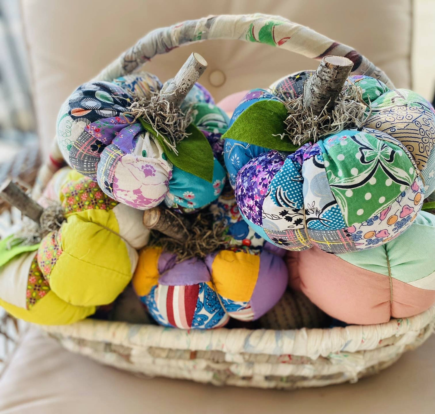 Vintage Quilt Pumpkins