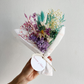 Whimsical Dried Flower Mini Bouquet: Unicorn Drumdrop