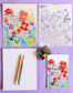 Wildflower Painting Watercolor Paint by Number DIY Kit