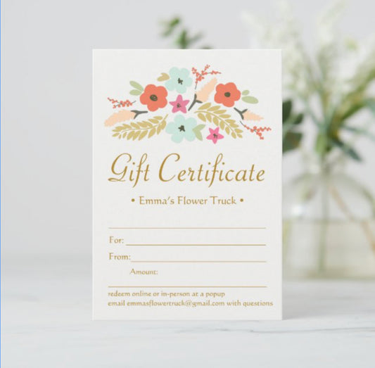 Gift Certificate