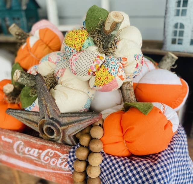 Vintage Quilt Pumpkins